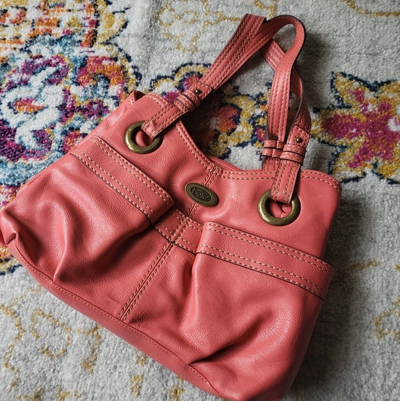 Bolo Bags Bolo Handbag Coral Pink Faux Leather Poshmark